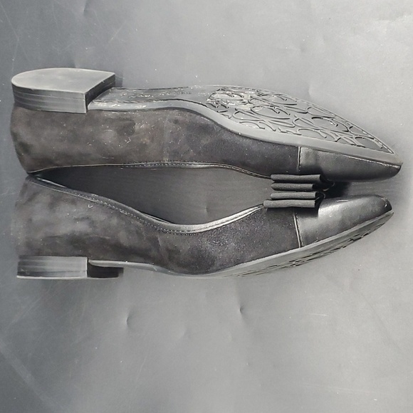 Sam Edelman Lizzy Suede Black Flats 9.5 - Picture 8 of 9